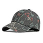 Denim National Advance Flower Printed All-matching Baseball Cap