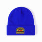 Embroidery Knitted Hat Personality Street Windproof And Warm