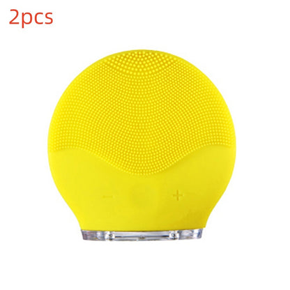 Electric waterproof silicone cleansing instrument