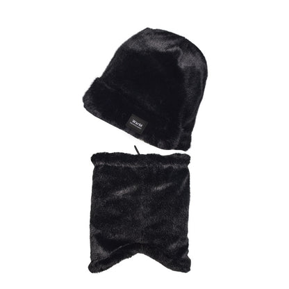 Autumn And Winter Warm Hat Scarf Two-piece Set