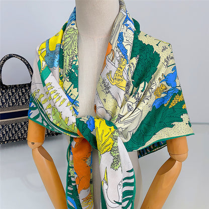 New 130cm Fashion All-match Warm Large Kerchief Shawl Scarf