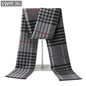 Men's Scarf European And American Cashmere Autumn And Winter Business Plaid