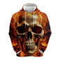 New Fashion Loose Printed Hoodie Men