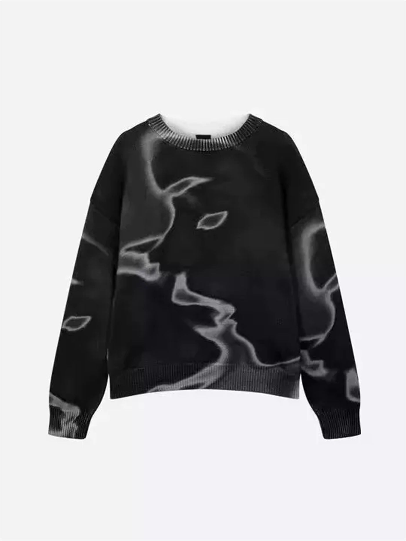 Fashion Casual Printed Polyester Sweater
