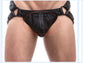 Removable Binding Sexy Men's Leather Underpants