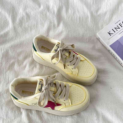 Spring Versatile German Training Board Shoes Niche Platform