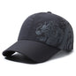 Hat Men's Chinese Style Printed Dragon Baseball Cap Polyester