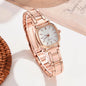 Women's Alloy Square Roman Quartz Watch