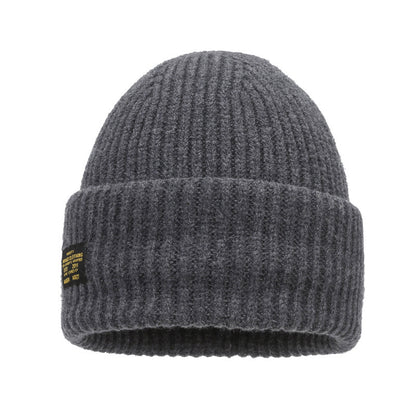Fashion Personality Thickening Knitted Men's Hat