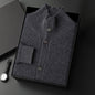 Men's Cashmere Cardigan Stand Collar Simple Urban Outerwear