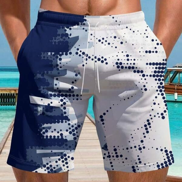 Cross-border Casual High Quality Printed Breathable Men's Casual Shorts