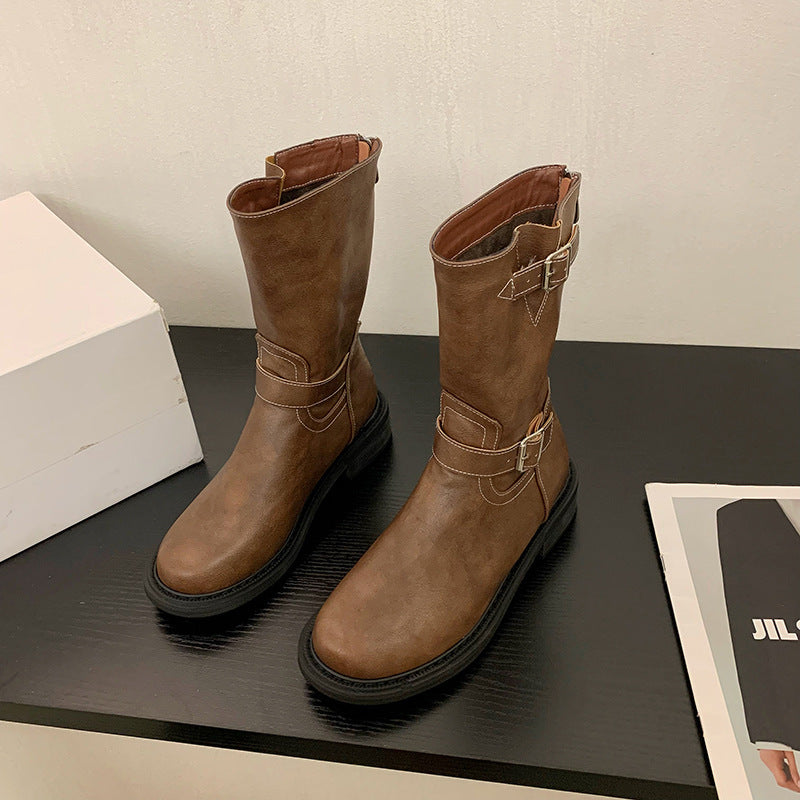 New Retro Western Cowboy Boot Belt Buckle