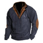 Warm And Loose Outdoor Breathable Stand Collar Men's Sweater