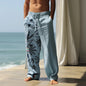 Men's Casual Beach Wide Leg Pants