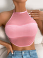 Mesh Halter Vest Bra Women