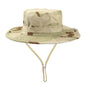 Camouflage Boonie Hat Round Edge Sun-proof Bucket Hat