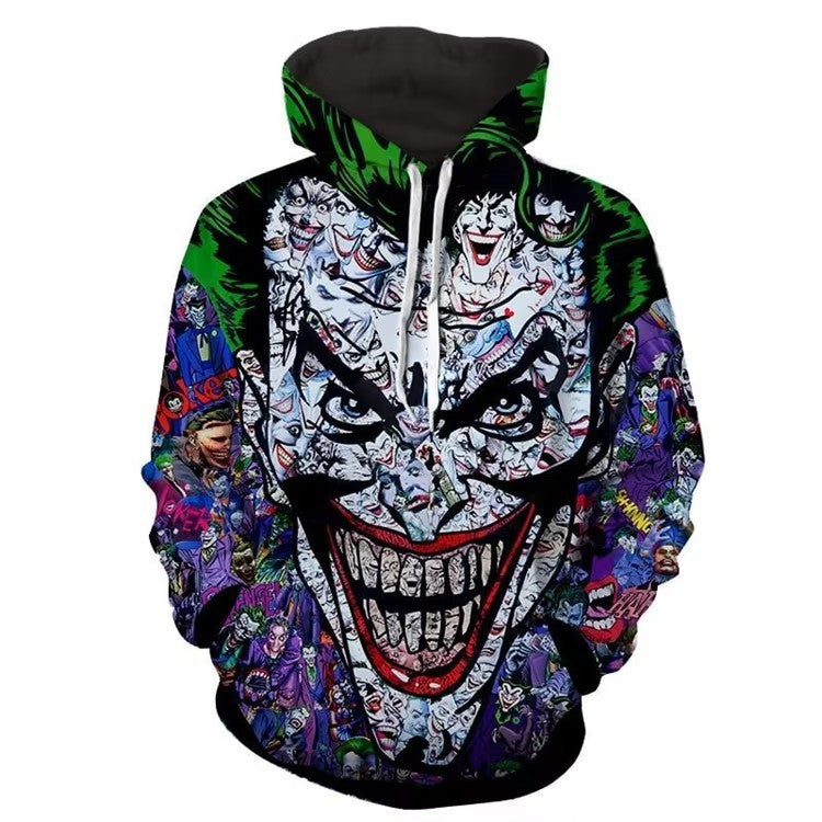 New Fashion Loose Printed Hoodie Men