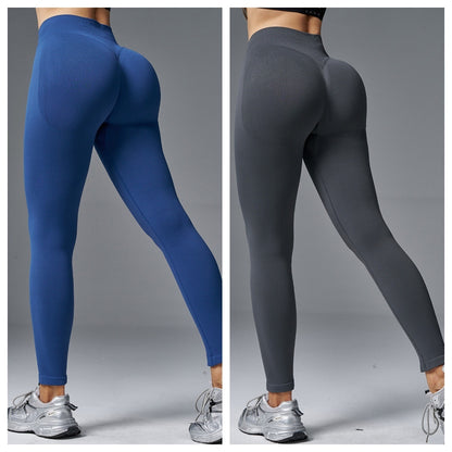 Peach Hip Tight Mid Waist Yoga Pants Hip Lifting Running Fitness