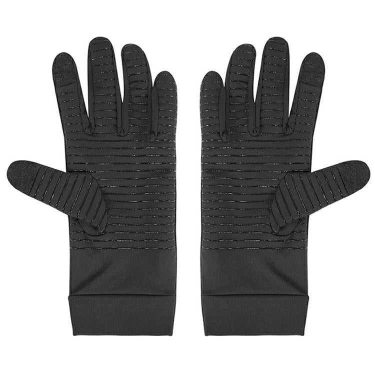 Copper Fiber Pressure Copper Ion Full Finger Touch Screen Gloves