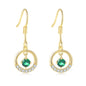Fashion Simple Beccarite Round Earrings