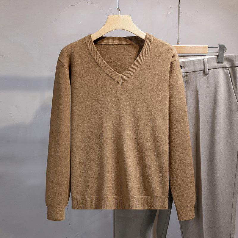 Men's Pullover Long Sleeve Fashion Bottoming Shirt Top