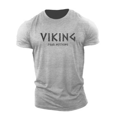 T-shirt Fitness Series Men's Crew Neck Cotton