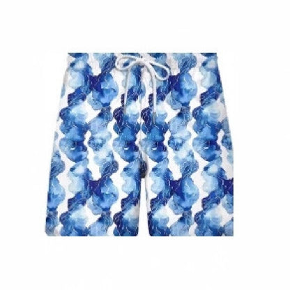 Men's Fashionable Beach Shorts With 3D Printing