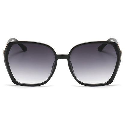 Women's European And American UV Resistant Large Frame Sunglasses