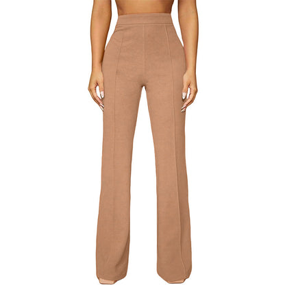 High Waist All-matching Fashion Business Commute Fall Women's Clothing Casual Business Pants Trousers