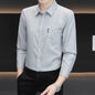 Striped Youth Korean Slim Fit Casual All-match Shirt