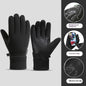 Fleece-lined Thick Waterproof And Cold-resistant Gloves
