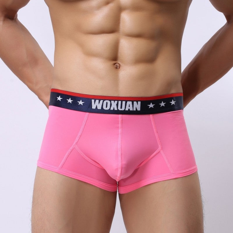 Ice Silk Men's New Boxers Ultra-thin Fashion Transparent