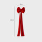 Christmas Decoration Velvet Large Bow Decoration