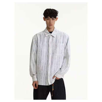 Retro Workwear Men's Long Sleeve High Sense Loose Casual Jacket