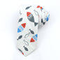 Korean Style Narrow Men's Clothing Cotton Tie