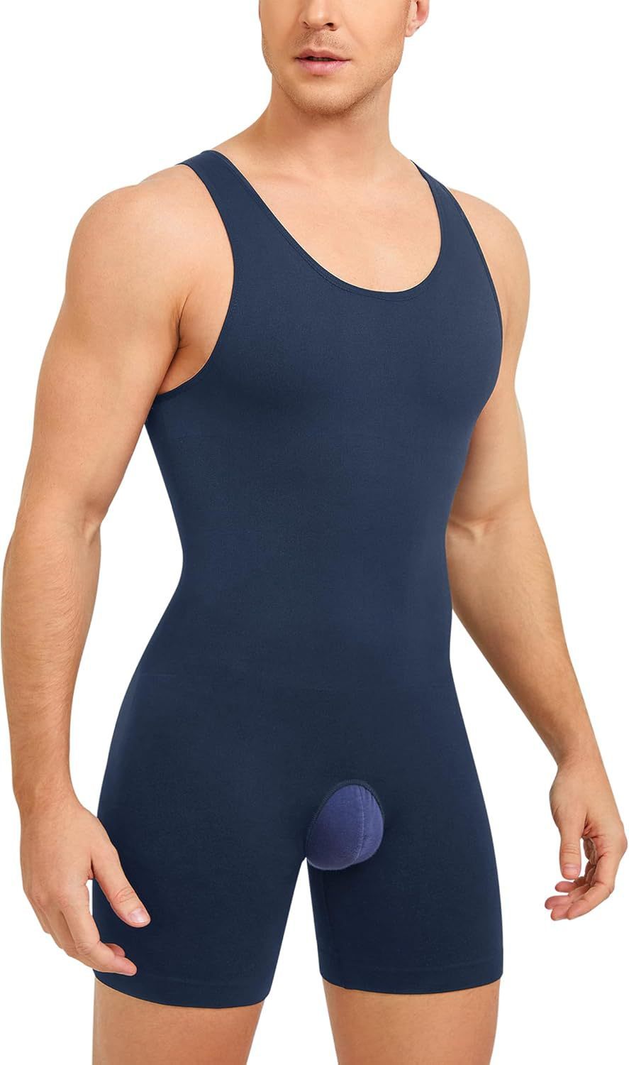 Men's Body-shaping Corsets Crotch Hollow-out Cinched Belly Contracting Inner Wear Base Body-shaping Corsets