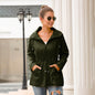 Women's Cinched Hoodie Outdoor Mountaineering Rain Jacket