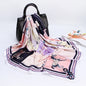 Spring And Autumn New 90cm Silk Scarf Silk Square