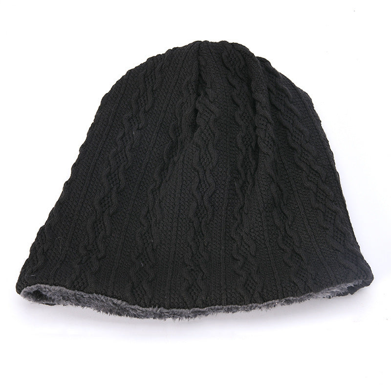 Men's Hat Winter Youth Warm Thickened Knitting Woolen Cap