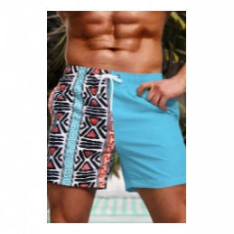 Men's Casual Quick-drying Printing Beach Shorts
