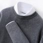 Men's Long Sleeve Pullover Business Casual Sweater Autumn And Winter Wild Thickened