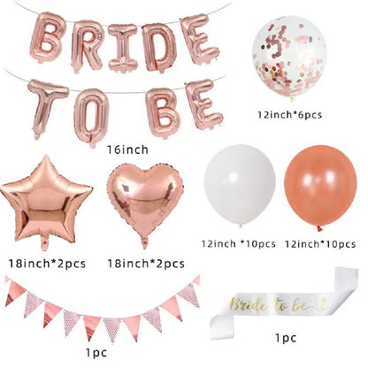 Rose Gold Suit Aluminum Balloon Party Decorations