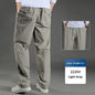 Men's Overalls Cotton Loose Casual Pants Straight Trousers