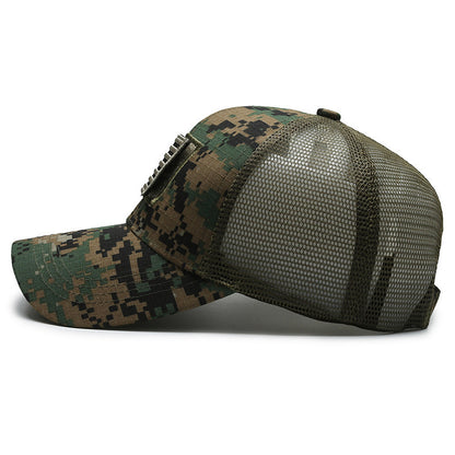 Tear Mark Velcro Outdoor Sun Protection Tactical Camouflage Baseball Hat