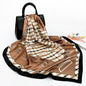 Spring And Autumn New 90cm Silk Scarf Silk Square
