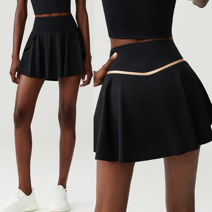 Women's Speed Drying Yoga Fitness Half Body Skirt