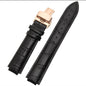 Silicone Watch Strap Top Layer Cowhide Leather