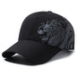 Hat Men's Chinese Style Printed Dragon Baseball Cap Polyester