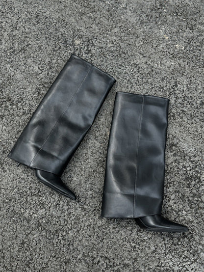 New Pointed Toe High Heel Boots Children