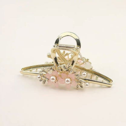 Antique Tassel Large Pearl Clip Metal Hairpin